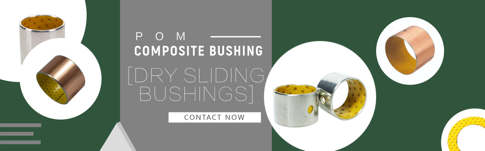 dry sliding bushings pom material