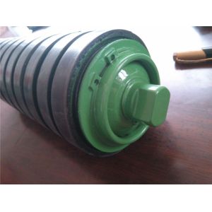 Stone Mining Steel Rubber Disc Idler Impact Roller Conveyor