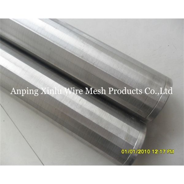 V Wire Screen Tube 0.05-5mm Slot Wedge Wire Screen Pipe for Wastewater Treatment and Chemical Process