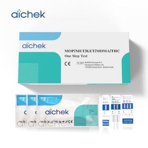Quality ISO 13485 One Step Rapid Test THC MOP MET KET MDMA Test Kit for sale