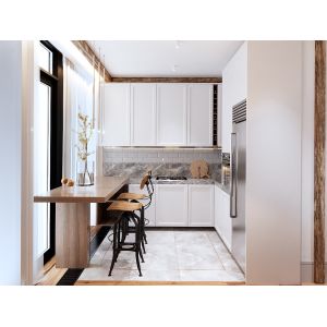 Matt Shaker Lacquer Furniture Modular Kitchen Cabinet Made In China