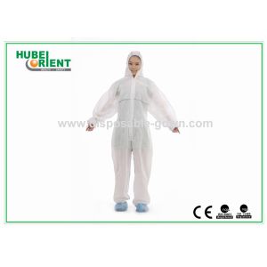 Custom Light-Weight Disposable Use Coverall With Hood For Workers/Painters