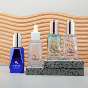 Quality 50ml PETG Skin Care Cosmetics Packaging Bottle With Press Dropper for sale