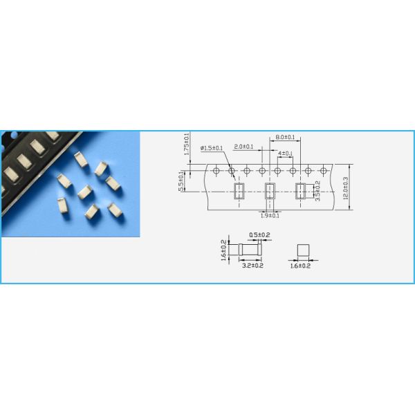 SMD 3 Gas 3 Pin GDT Discharge Tube 230V 20% 10kA Gas Tube Arrester