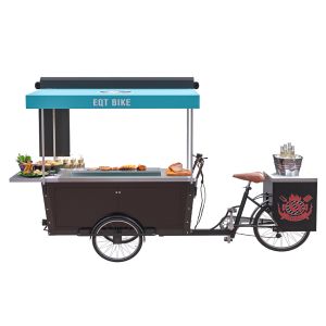 Stainless Steel Electric Fast Food BBQ Food Bike