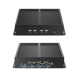Fanless Industrial Mini Computer With Intel Core i5-3317U DDR3L 8GB RAM And 4COM
