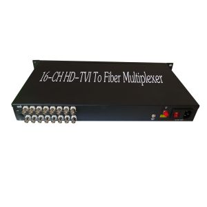 Quality 16-ch HD-TVI to fiber multiplexer,TVI extender,16-ch TVI extender over fiber,FC/SC connect for sale