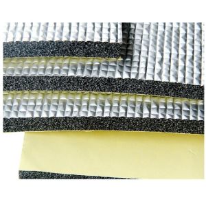 B1 Flammability Aluminum Foil HVAC Insulation Foam 13mm Thickness
