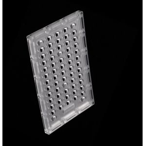 56X2 In 1 LED 3030 SMD TIII-S American Standard Shoebox Lens For Street Lighting