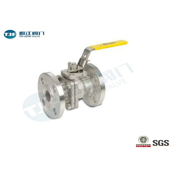 Buy 2 Piece Flanged Industrial Ball Valve WCB Type With ISO 5211 Mounting Pad at wholesale prices
