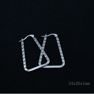 Quality Classic 316L Stainless Steel Fashion Jewelry Earrings Hoops Earrings LEH25 for sale