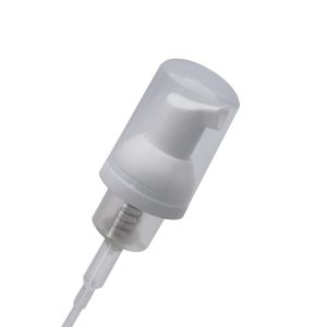 30MM Inner Diameter Plastic Foam Pump With Cover Cosmetic Treatment