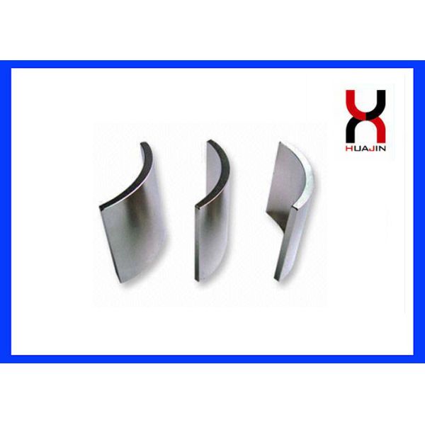 Electrical Machinery Arc Magnet / Wedge Magnet Customized Dimension