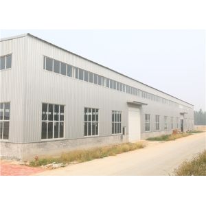 Precast Design Metal Warehouse Buildings , Galvanized Steel Frame Warehouse