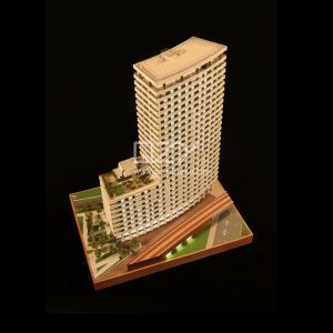 BBC Televation Centre Model Miniature Acrylic Architecture Model 1/150