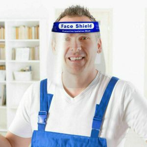 Disposable Transparent Face Shield Anti Saliva Simple Buckle Design