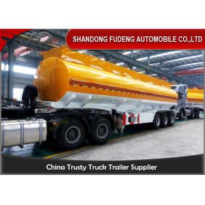 40 / 45 / 50 CBM Crude Oil Tanker Trailers Q345B Carbon Steel Tanker Body