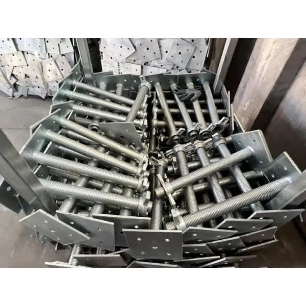 HDG Base Jack Scaffolding for Building Construction Electro Galvanized or Painted