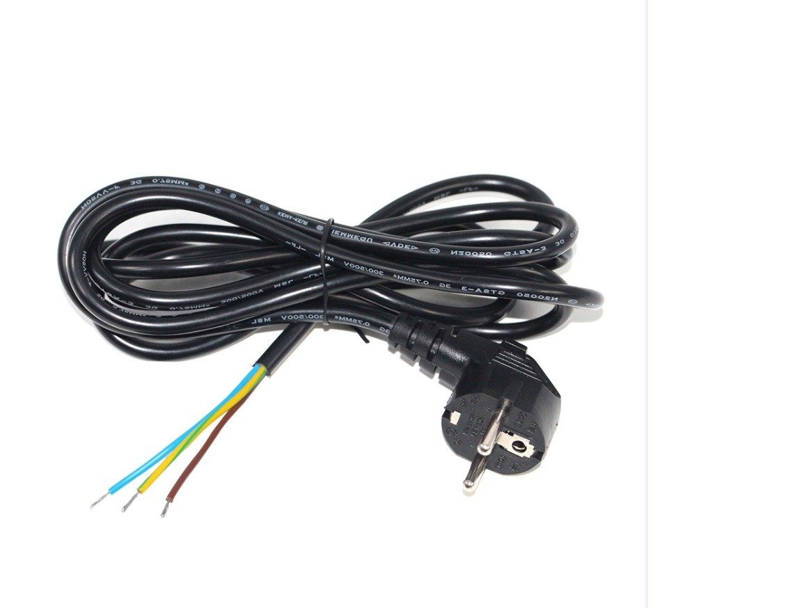 Quality VDE 10FT European 2 Pin Extension Lead Universal Power Cord For Laptops for sale