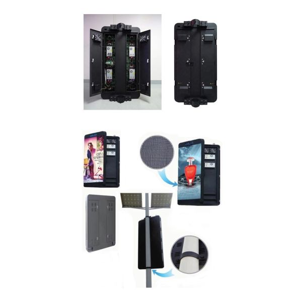 Big Large Outdoor Led Screen For Hire Pixel Pitch 3.33MM P4 Lamp Bar Pole Information