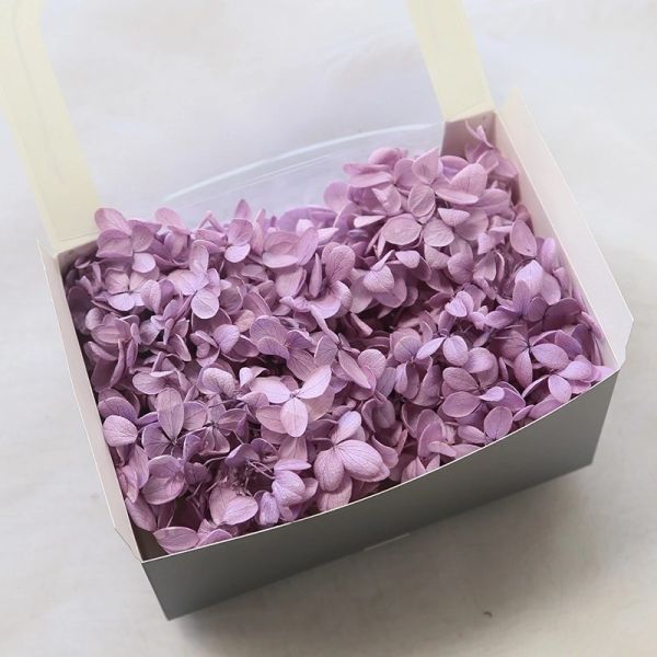 Home decoration soft touch natural preserved hydrangea