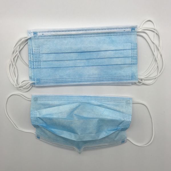 Disposable Medical Face Mask 3 Ply Non Woven Breathable With Earloop
