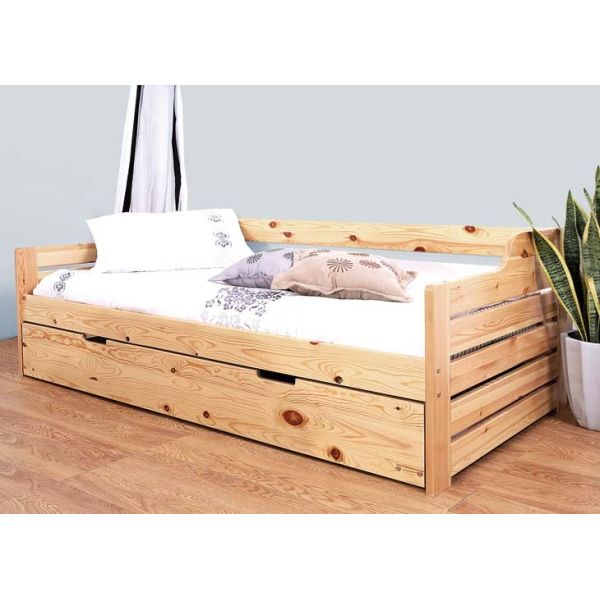 Buy modern single bed pine wood at wholesale prices