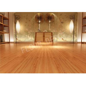 Thickness 12mm ECO Laminate Flooring AC4 V Paint Groove Waxed EIR Surface