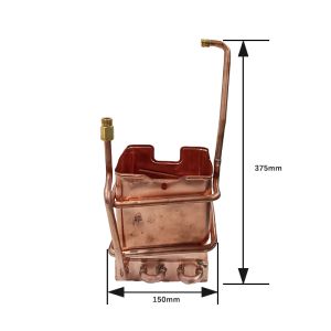 Household Gas Heater Copper Heat Exchanger Brass Part