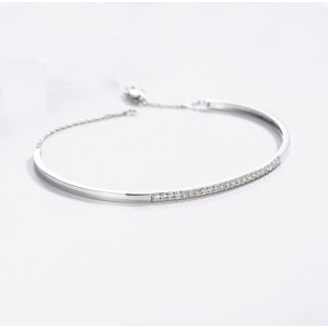China The Night & Day 18K Gold Diamond Bangle 0.23ct Extension Chain Contrast Color Series on sale