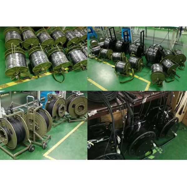 PDLC ODC ODVA Fiber Optic Armoured Cable Remote Radio Head cell Tower 7.0mm BBU RRU Non-metal