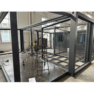 Structure Steel Luxury Container House 20FT/40FT Customized Expandable Prefab