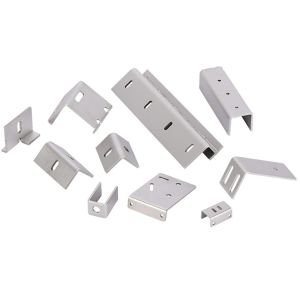 Black Powder Coating High Precision Punching Aluminum Steel Sheet Metal