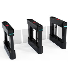 Automatic Face Recognition System QR Code Reader Swing Gate Turnstile Access