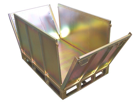 Buy Warehouse Metal Storage Bins-storage metal folding container at wholesale prices