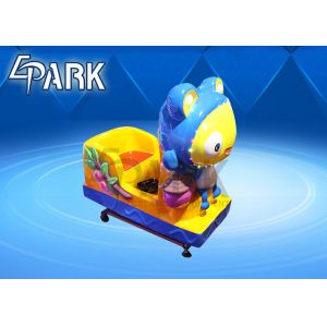 Quality Shopping Mall Square Mini Rocking Kiddie Ride / Toddlers Cute Blue Elf Game Machine for sale