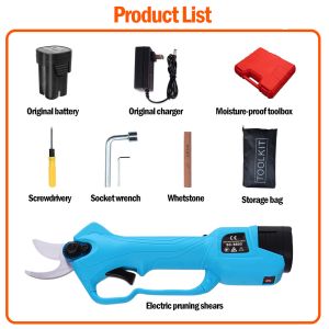 Quality Swansoft 28mm 16.8V 16.8V 무선 정리기 리튬 이온 정리 전단 효율적인 가위 분재 전기 나뭇 가지 정원 도구 전기 SC-8603 for sale