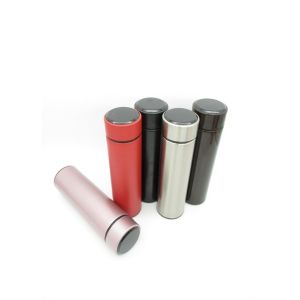 Durable Smart Vacuum Flask Powder Coated Skinny Soft Touch Surface