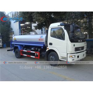 Mini Dongfeng 4X2 4cbm Q235B Tank Water Sprinkler Truck