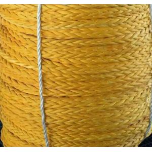 High Strength 10mm 12mm 12 Strand Uhmwpe Fiber Winch Braid Line Marine Sail Rope