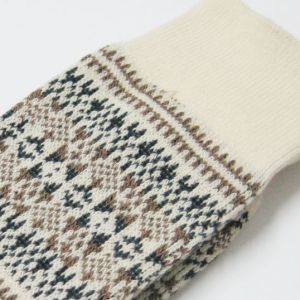 custom logo, design Multi Jacquard socks