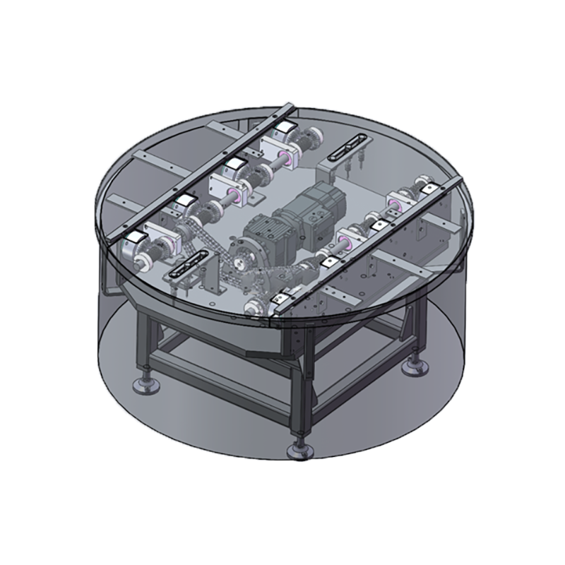 Industrial Aluminum Conveyor Line Roller Pallet Rotating Table Manufacturer Customization