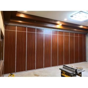 Modern Acoustic Movable Wall Panels 800mm Width / Sliding Folding Partition