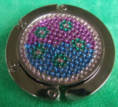 stone bag hanger infolding, foldable bag hanger, fashionable purse hook