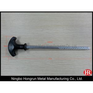 21cm heavy duty steel rock tent pegs
