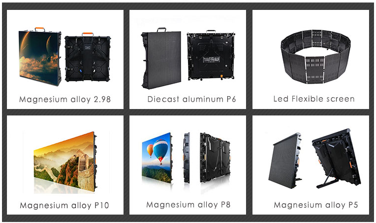 SMD RGB Indoor/outdoor P3.91 pixel pitch led display screen for advertising curved/straight led video wall