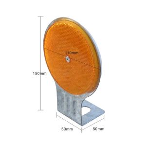 Highway Guardrail Reflector Trapezoidal Guardrail Reflector for Safety Warning