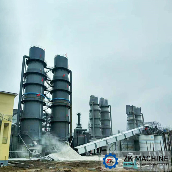 Natural Gas Vertical Shaft Kiln 800TPD Calcination Equipment