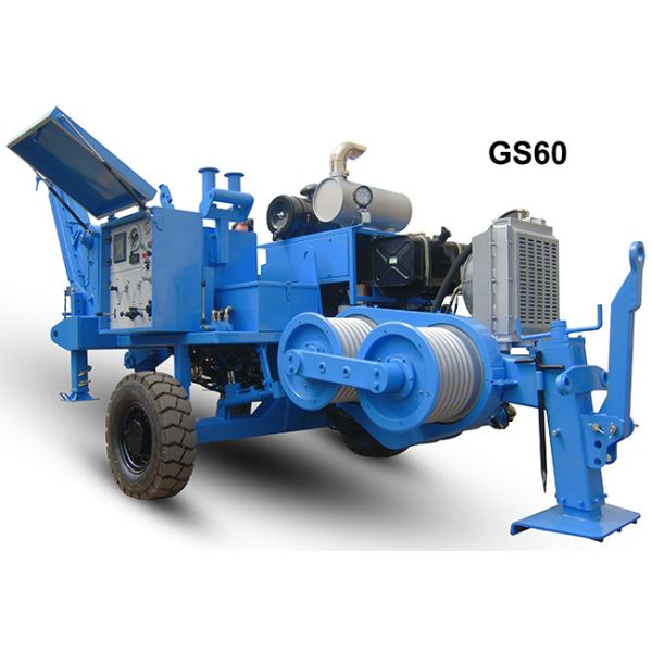 Max Intermittent Pull 60kN Hydraulic Puller Diesel 77kW 103hp Power