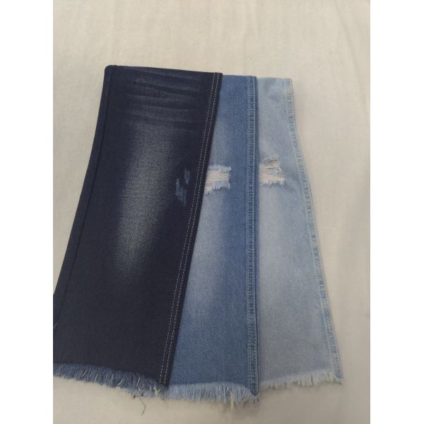 85%Cotton No elastic Cotton Polyester DARK INDIGO 170cm Denim fabric 8x7 JSD3258